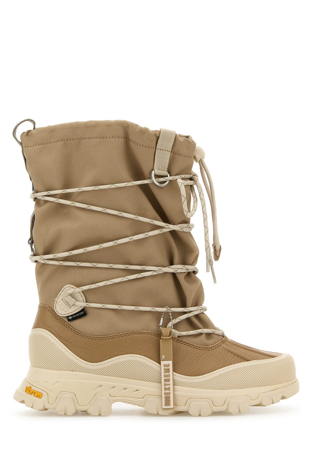 Beige fabric W Metropeak boots