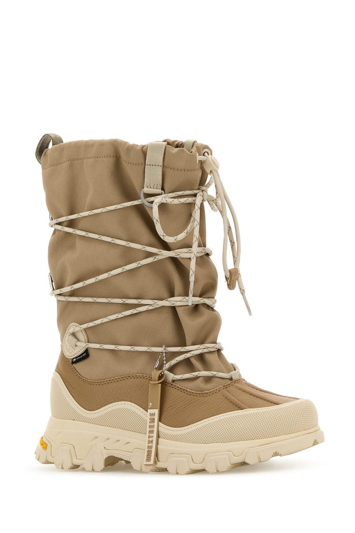 Beige fabric W Metropeak boots