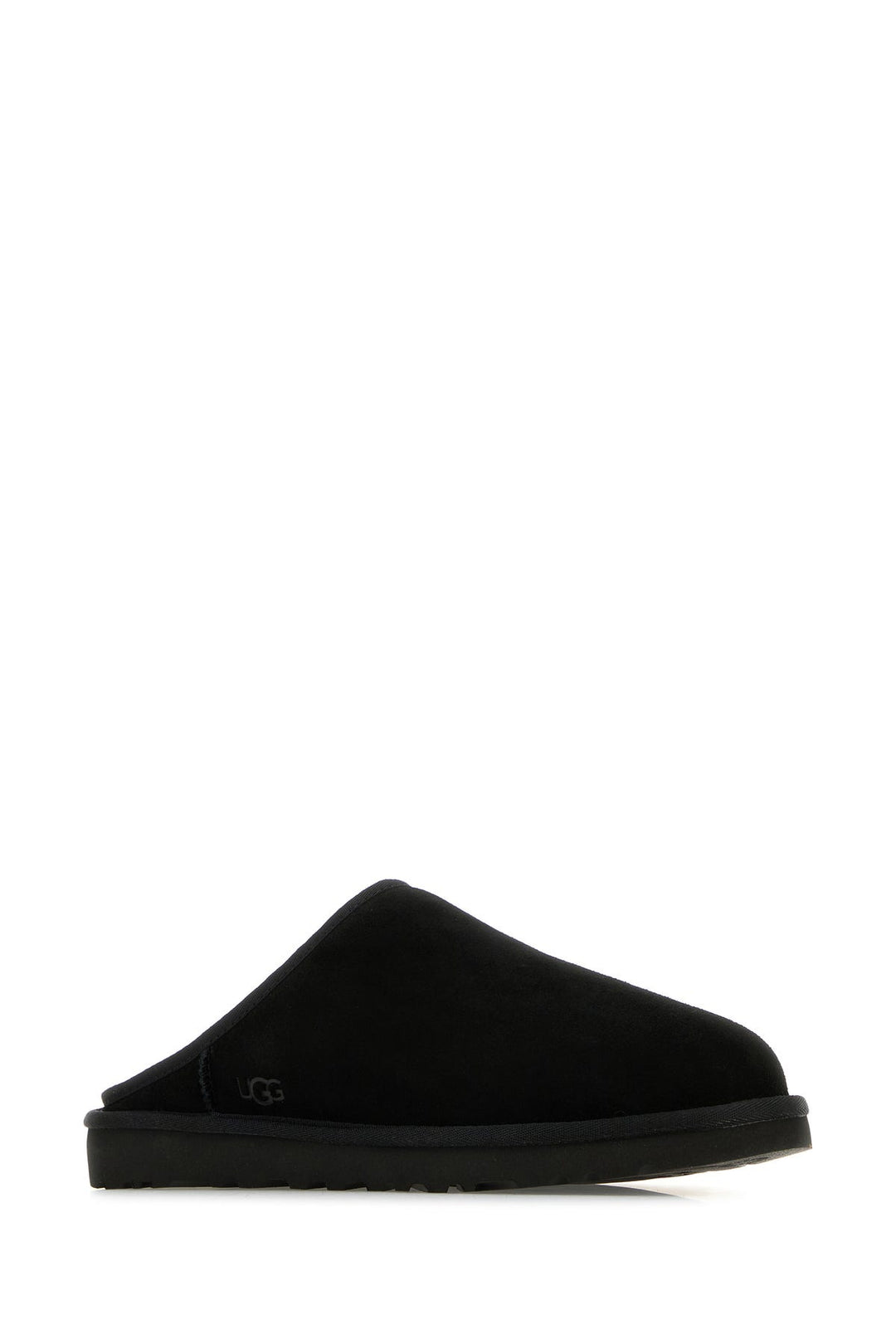 Black suede Classic slippers