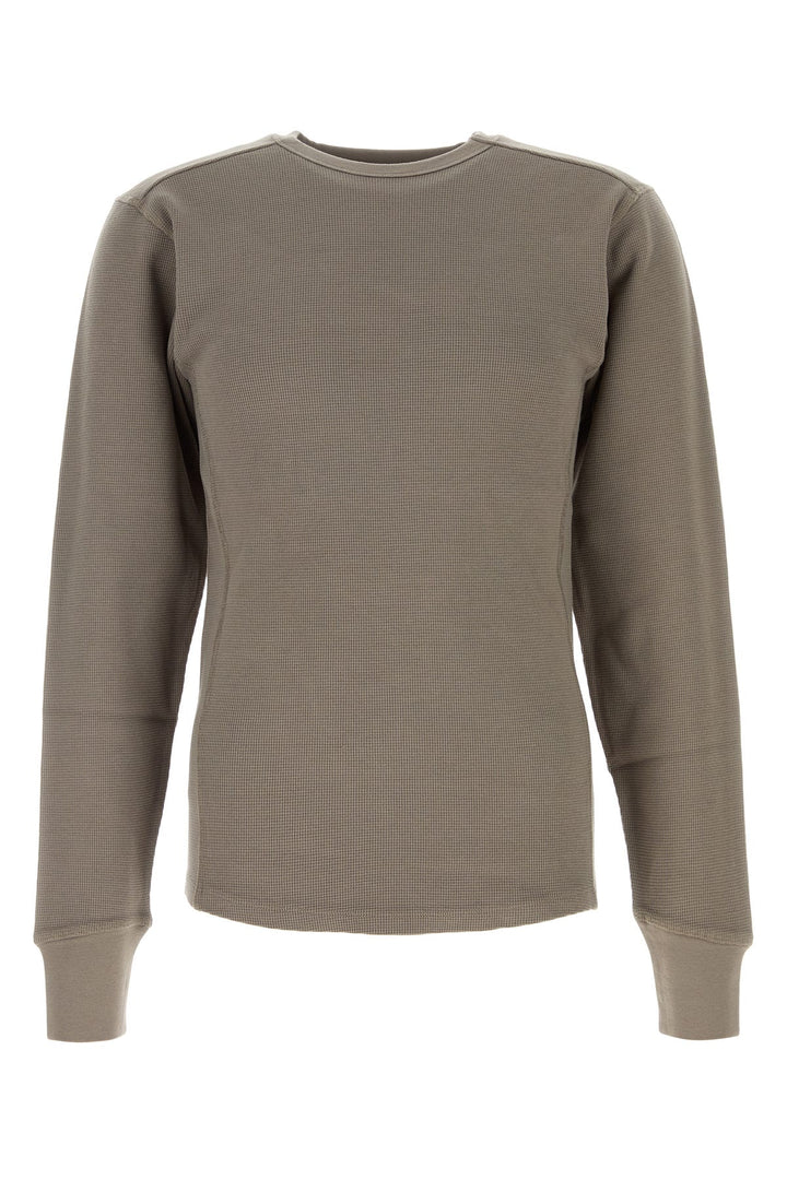 Khaki cotton sweater