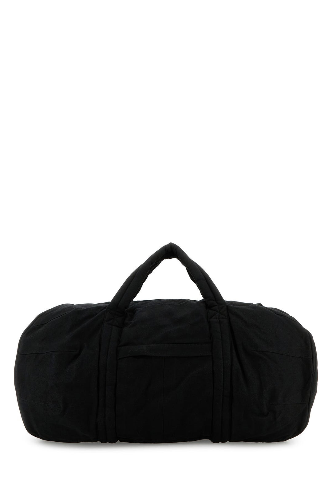 Black canvas travel bag