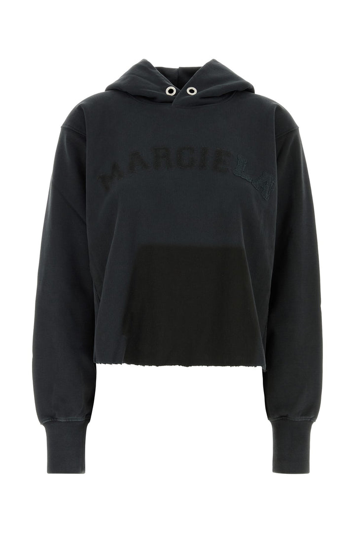 Black cotton sweatshirt