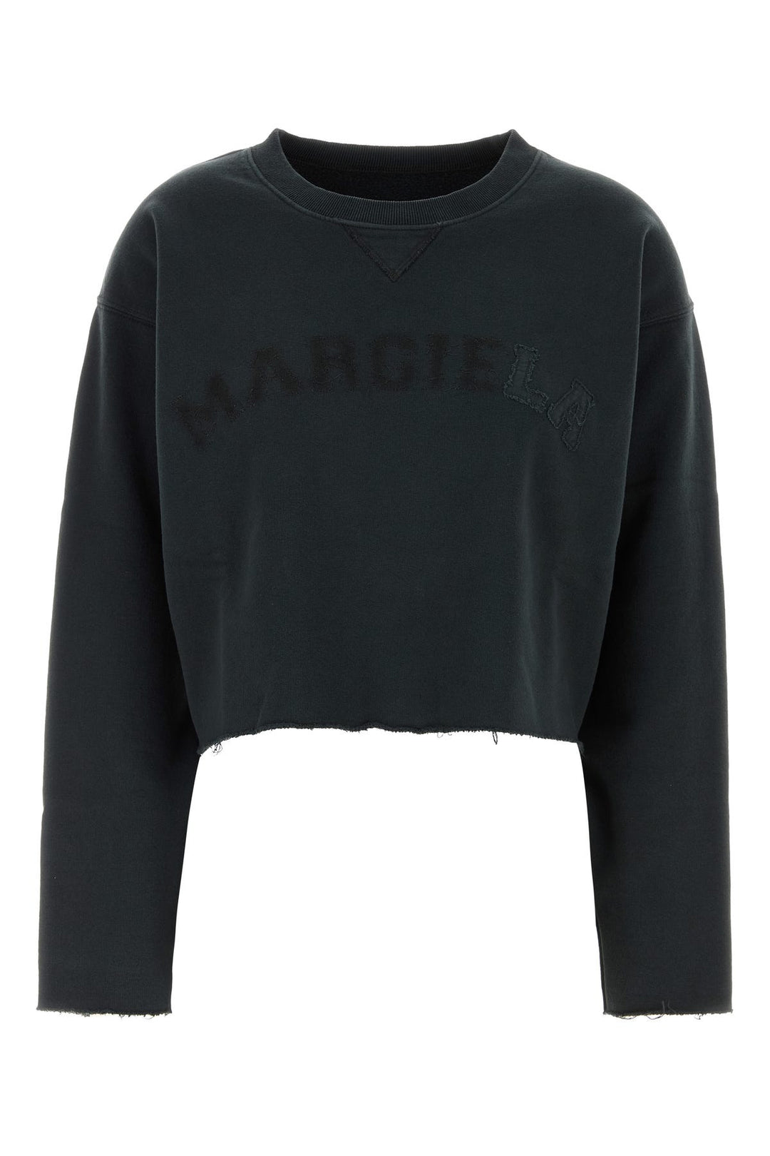 Black cotton sweatshirt