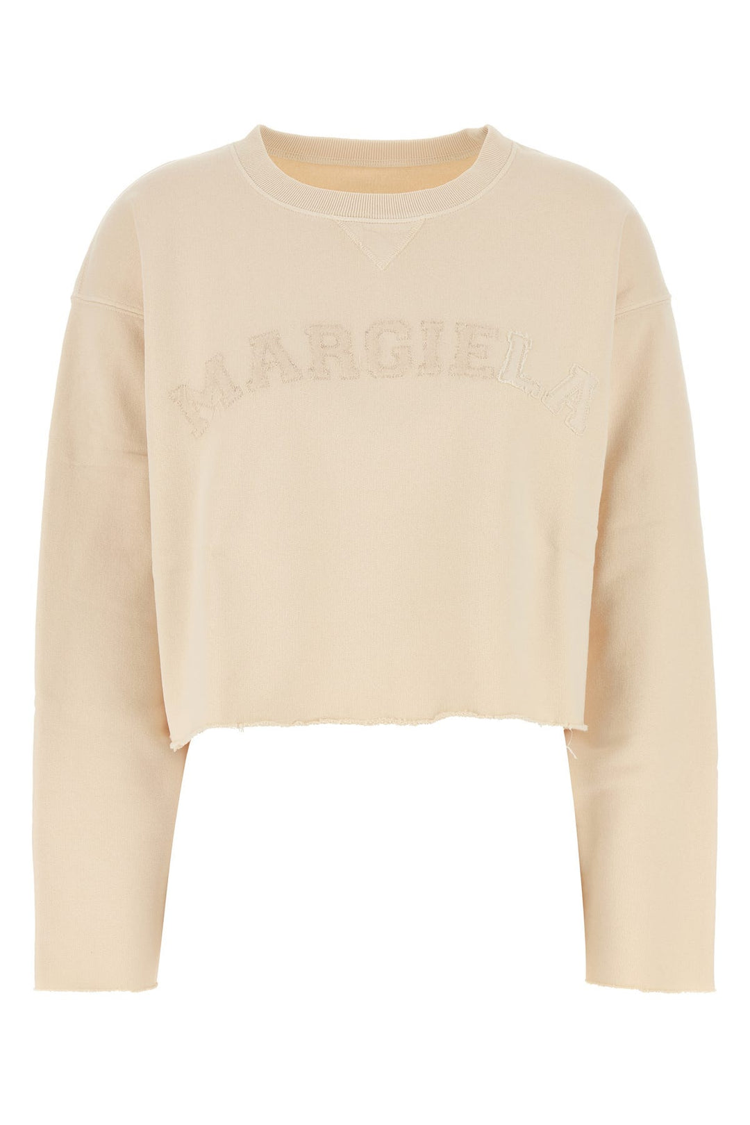 Cream cotton sweatshirt