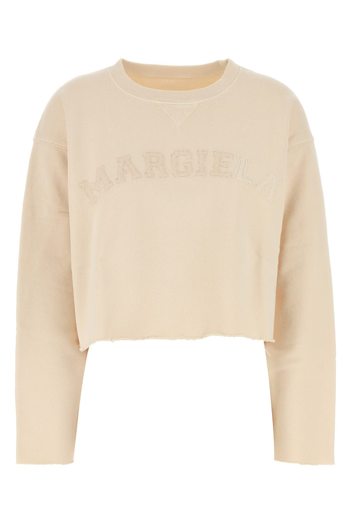 Cream cotton sweatshirt