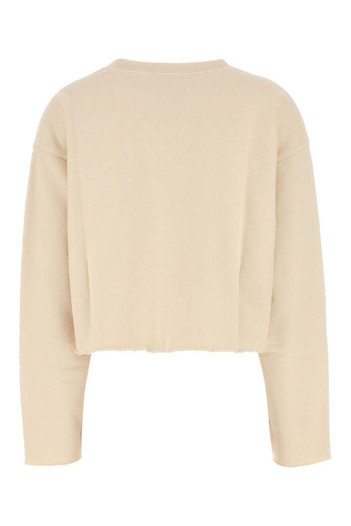 Cream cotton sweatshirt