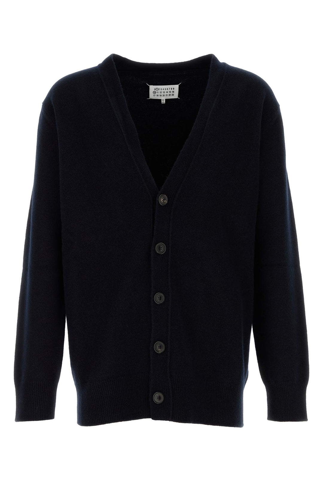 Midnight blue wool cardigan