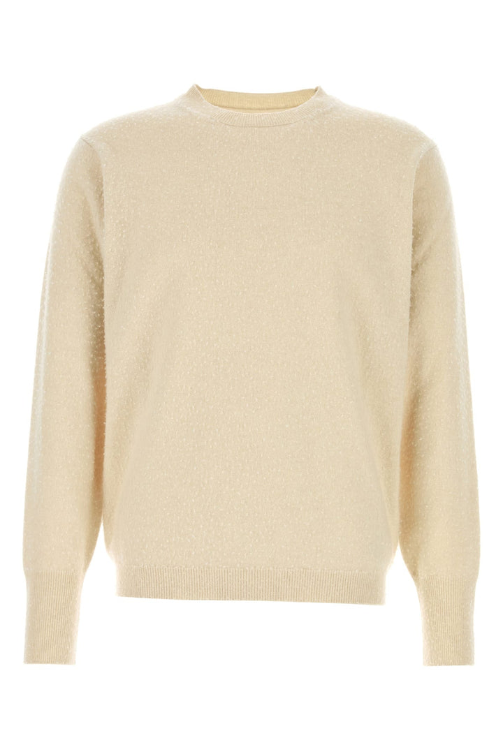 Sand cashmere blend sweater