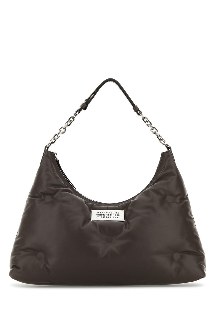 Brown nappa leather medium Glam Slam Hobo shoulder bag