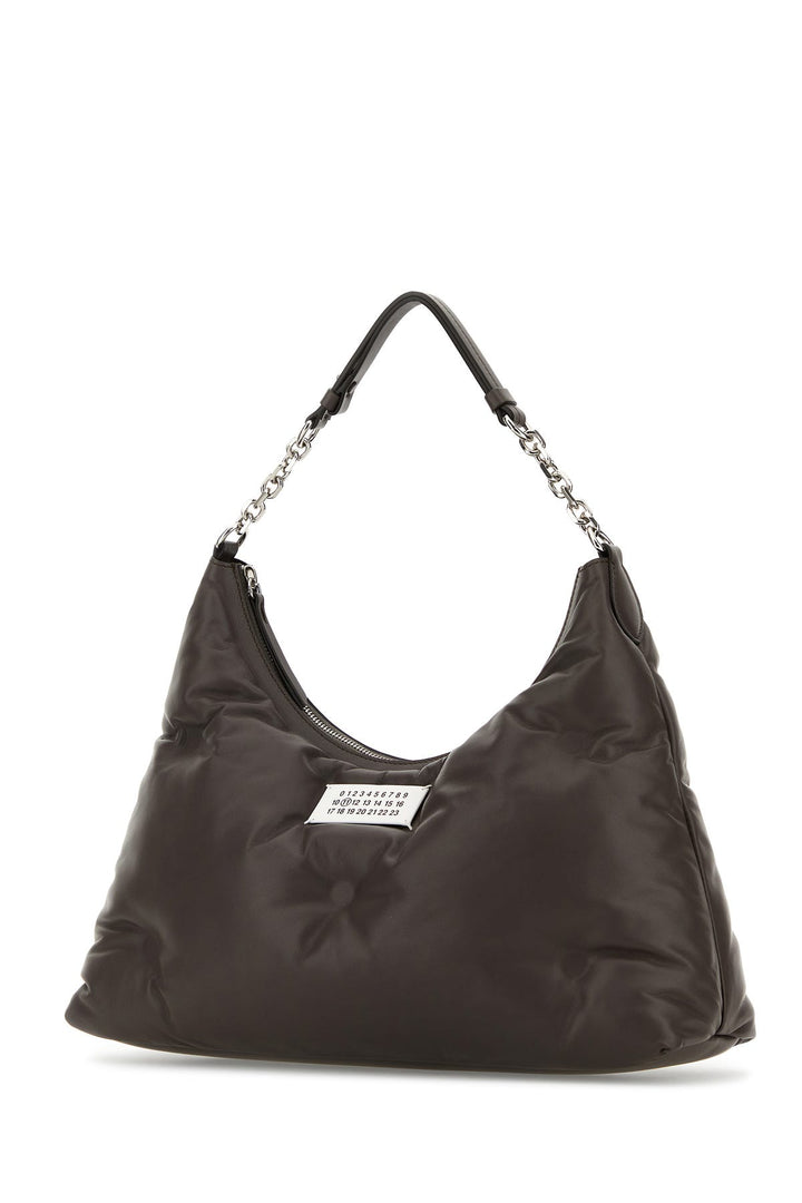 Brown nappa leather medium Glam Slam Hobo shoulder bag