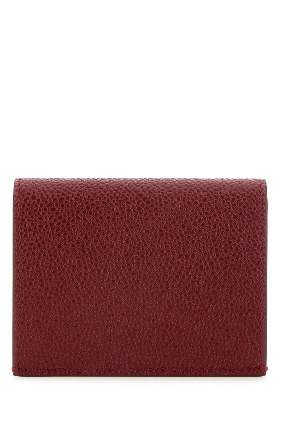 Tiziano red leather card holder