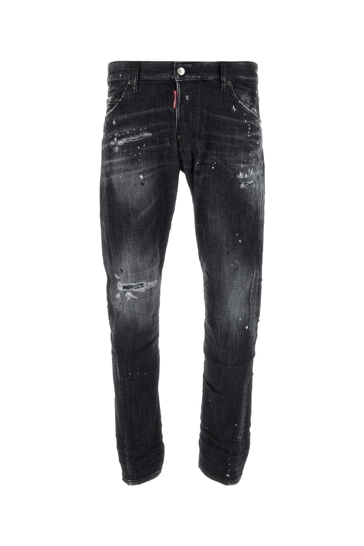 Black stretch denim Sexy Twist jeans