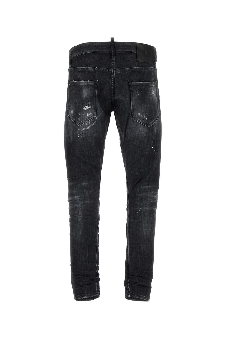 Black stretch denim Sexy Twist jeans