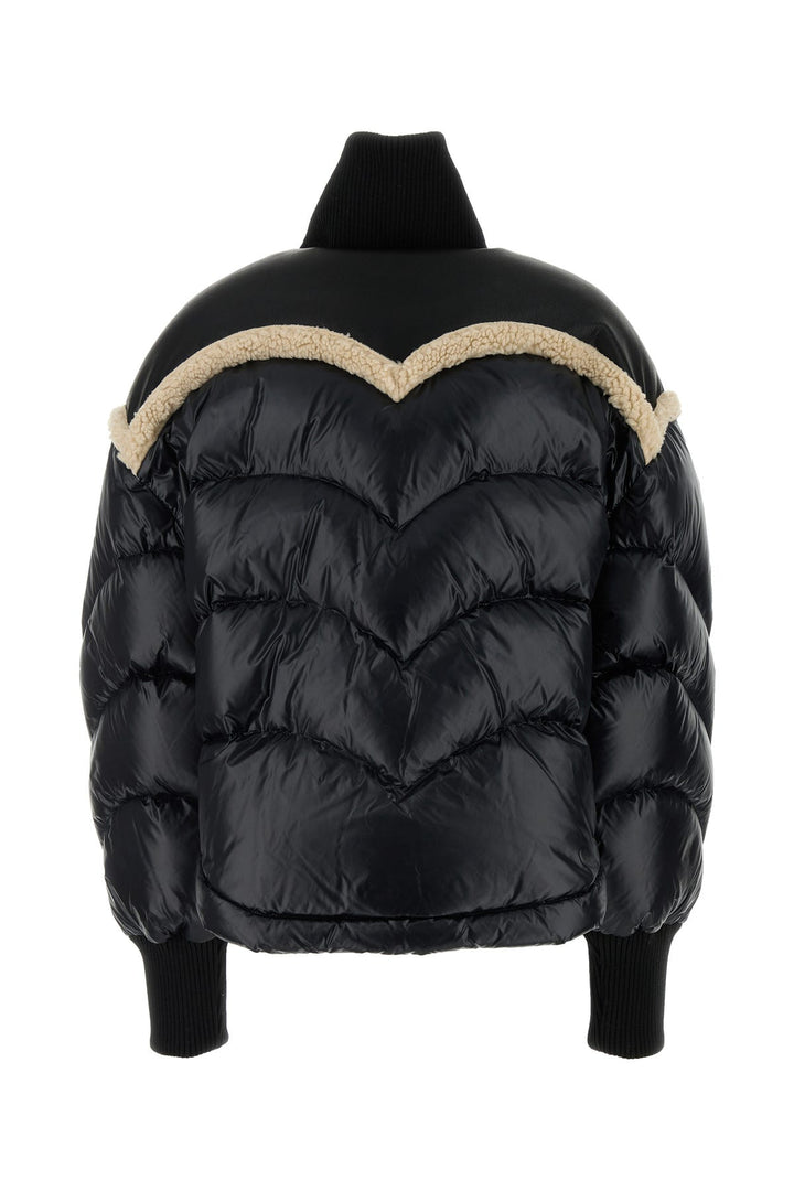 Black nylon Corazon down jacket