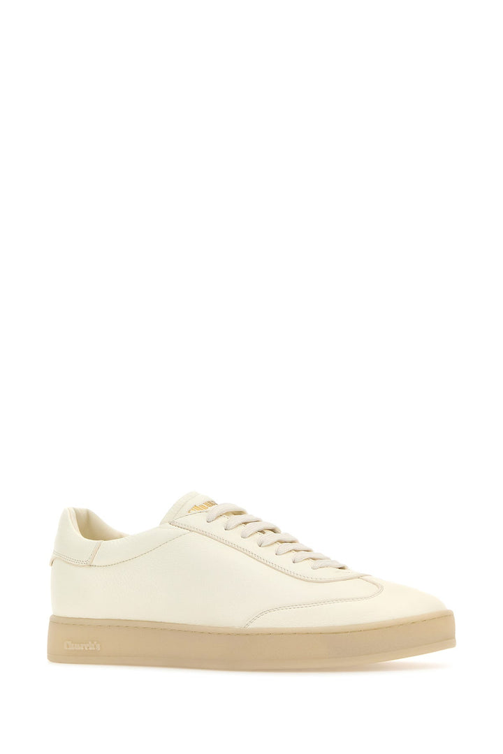 Ivory leather Largs 2 sneakers