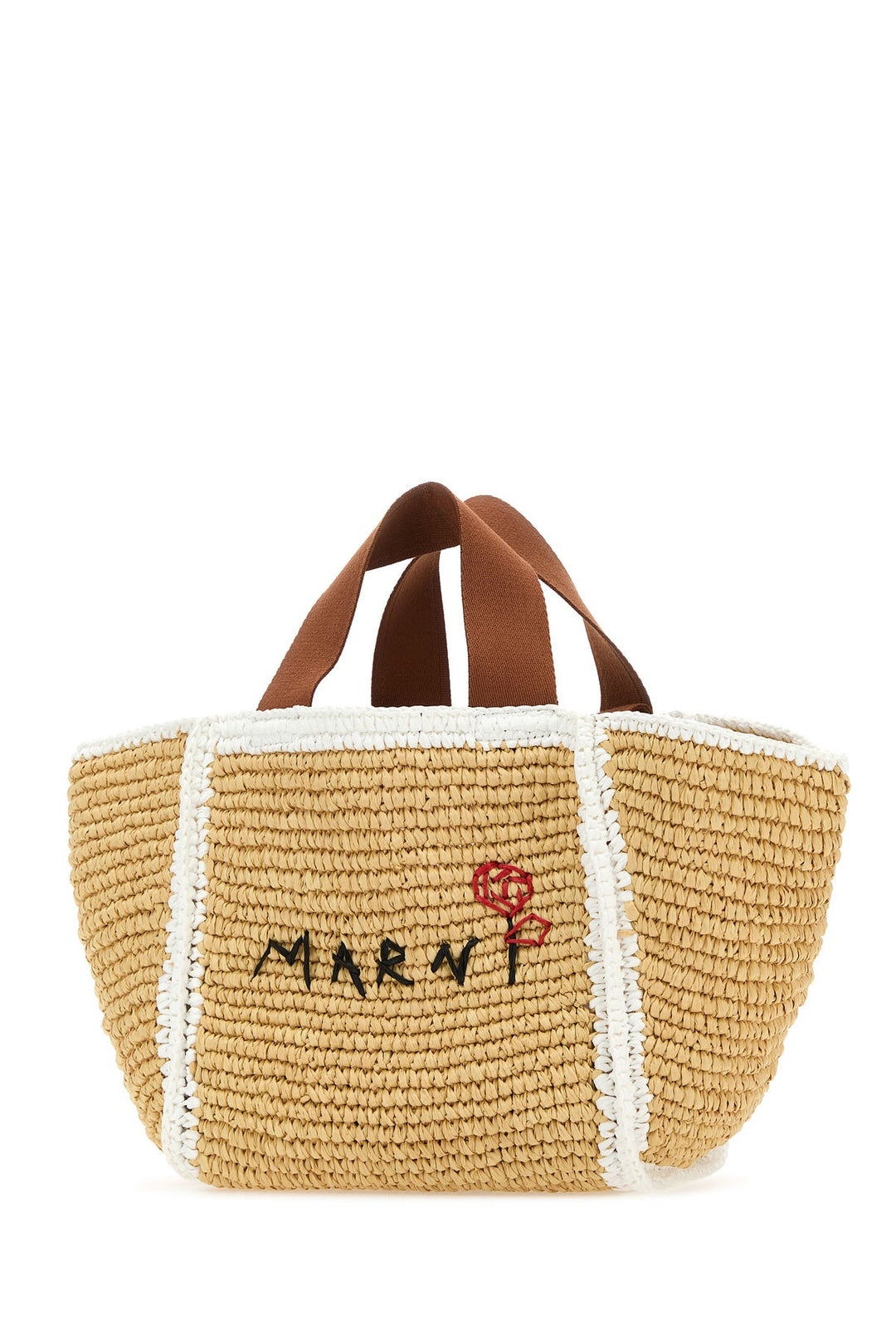 Raffia shopping bag