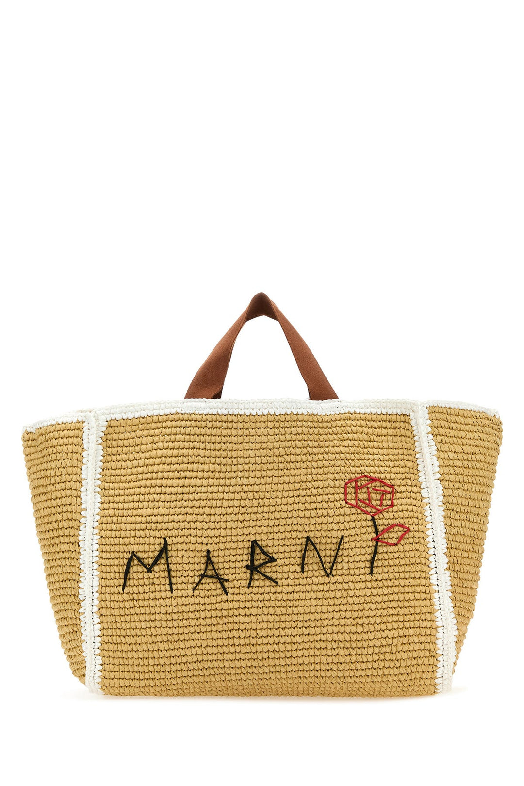 Raffia shopping bag