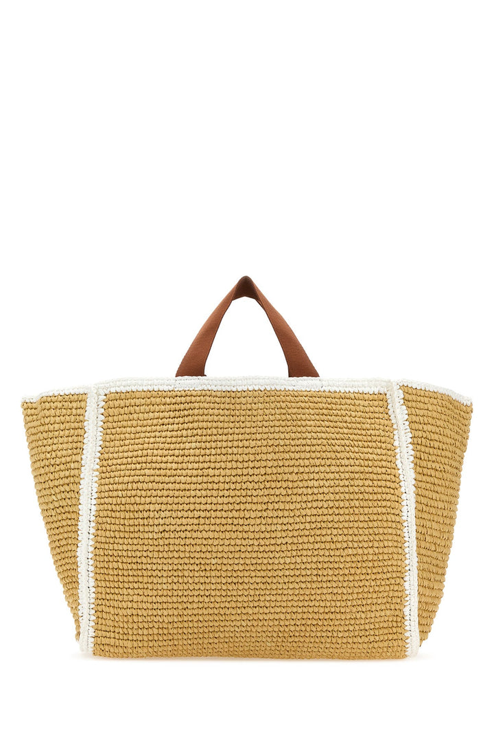 Raffia shopping bag