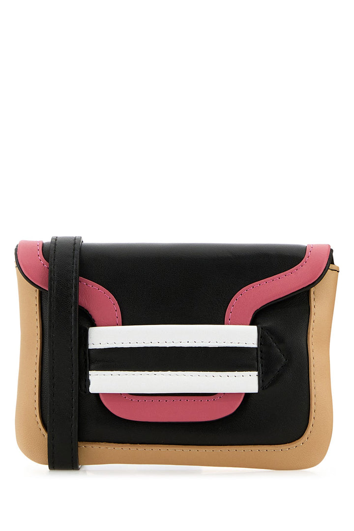 Multicolor leather mini Alpha crossbody bag