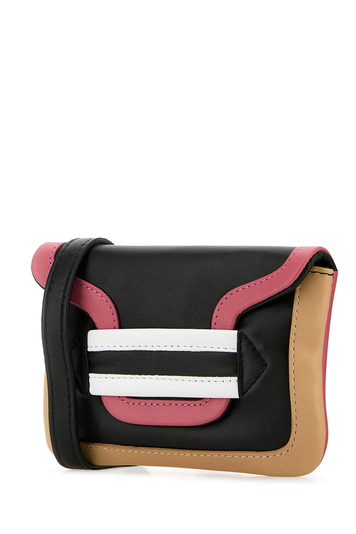 Multicolor leather mini Alpha crossbody bag