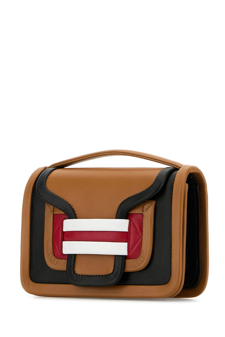 Multicolor leather Alpha handbag