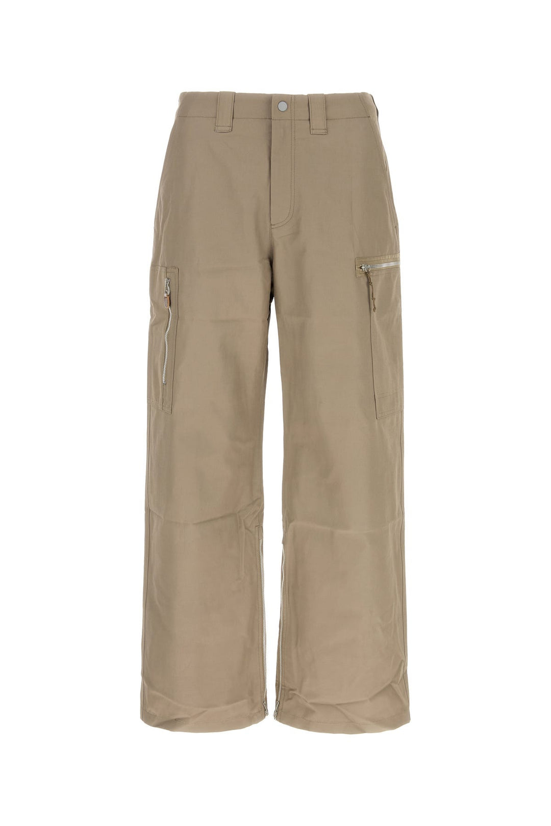 Dove grey twill Tactical cargo pant