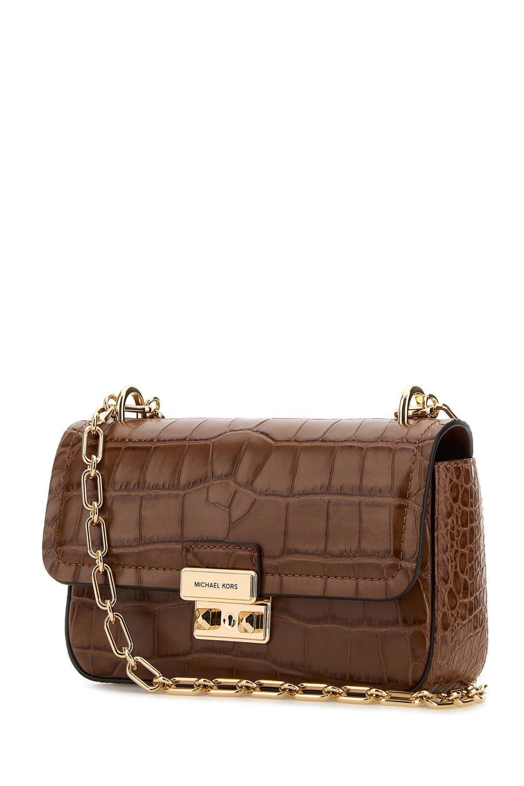 Caramel leather small Tribeca shoulder bag