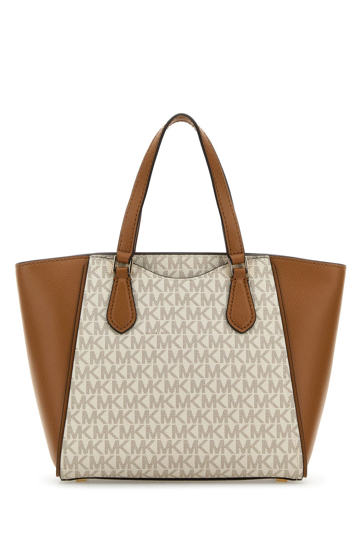 Printed canvas Taryn handbag