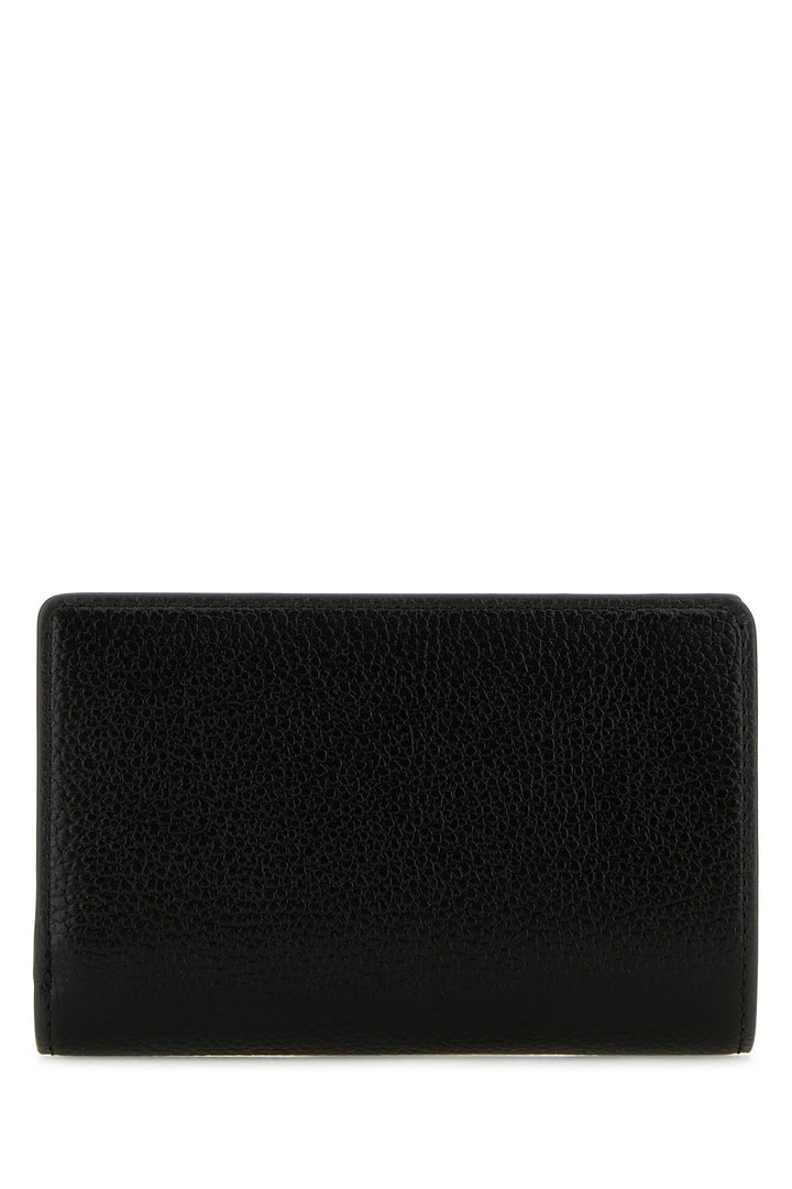 Black leather wallet