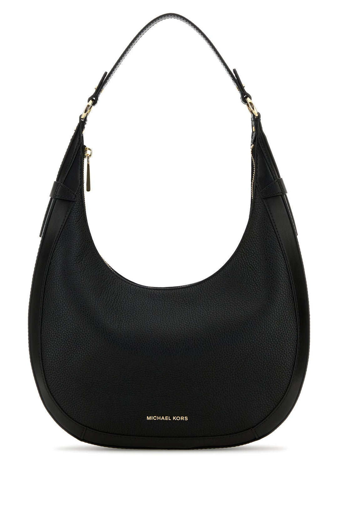 Black leather Preston shoulder bag