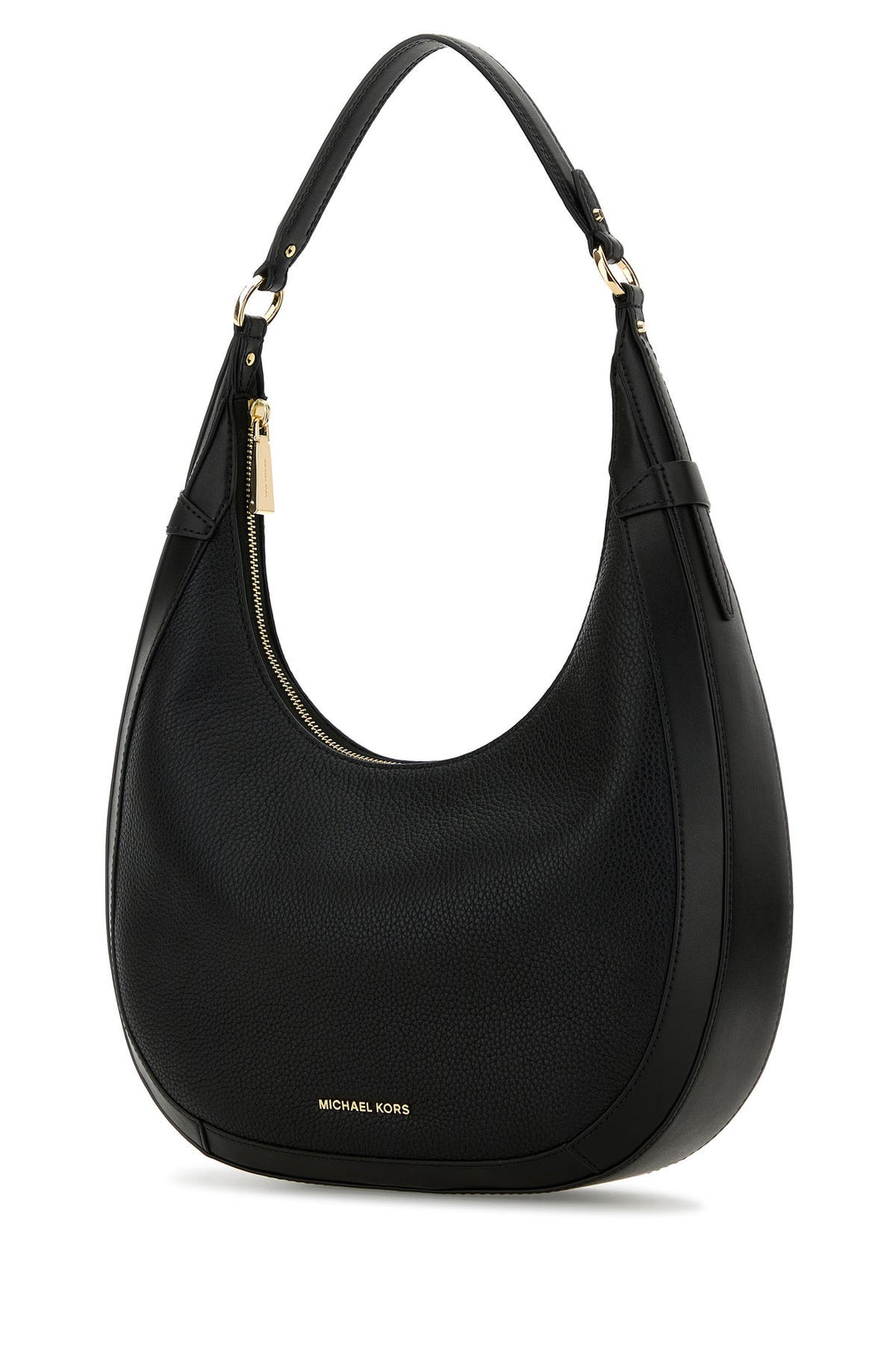 Black leather Preston shoulder bag