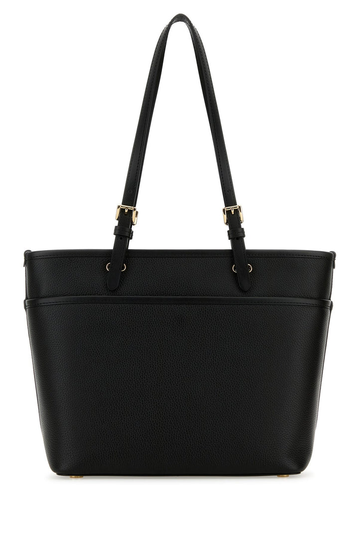 Black leather Winston shopping bag