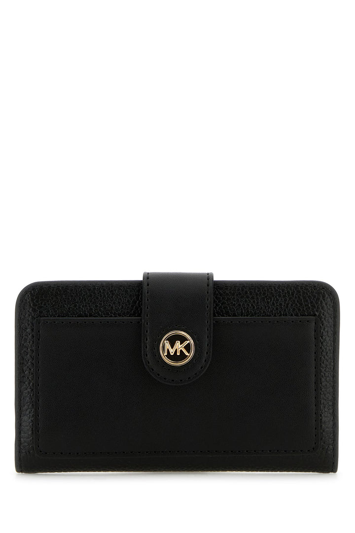 Black leather wallet