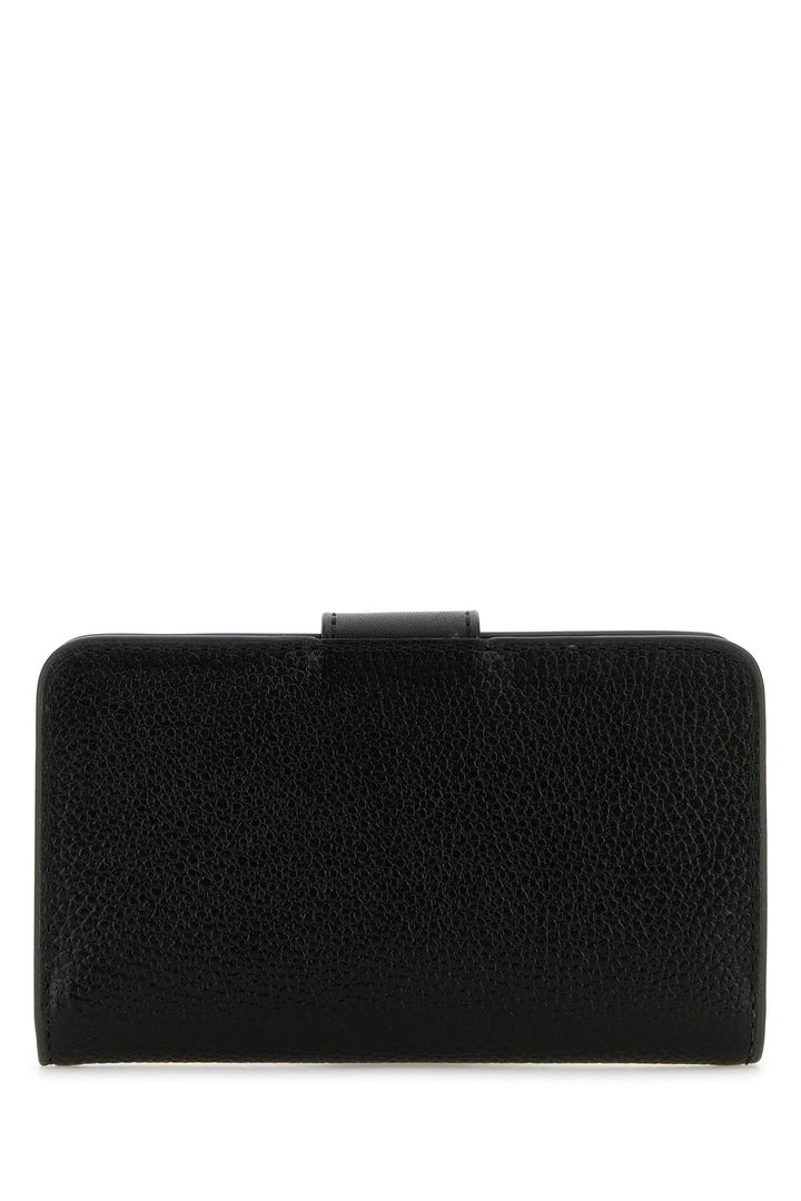 Black leather wallet