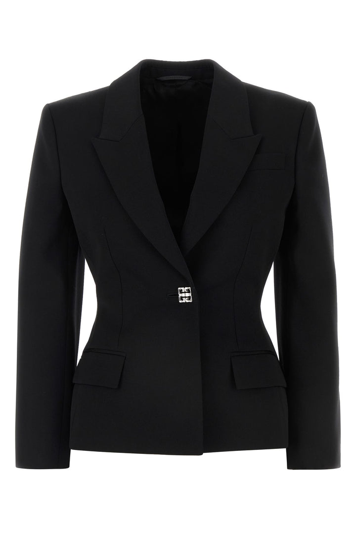 Black wool blazer