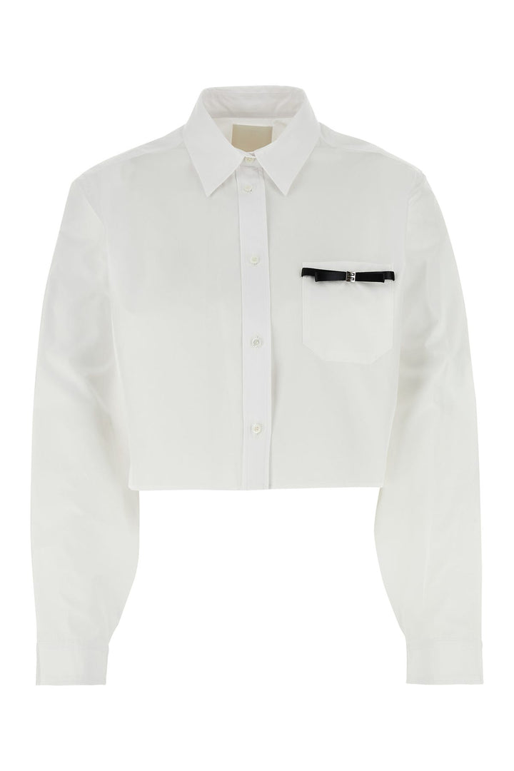 White poplin shirt