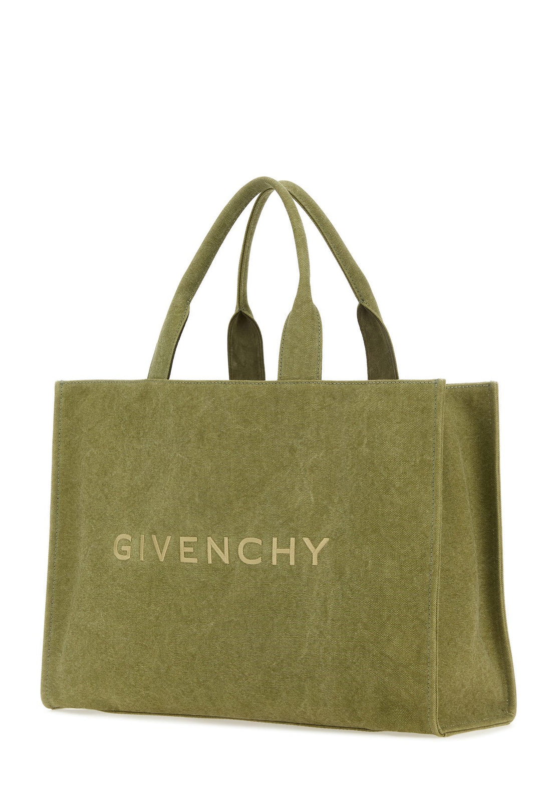 Khaki canvas Givenchy shopping bag