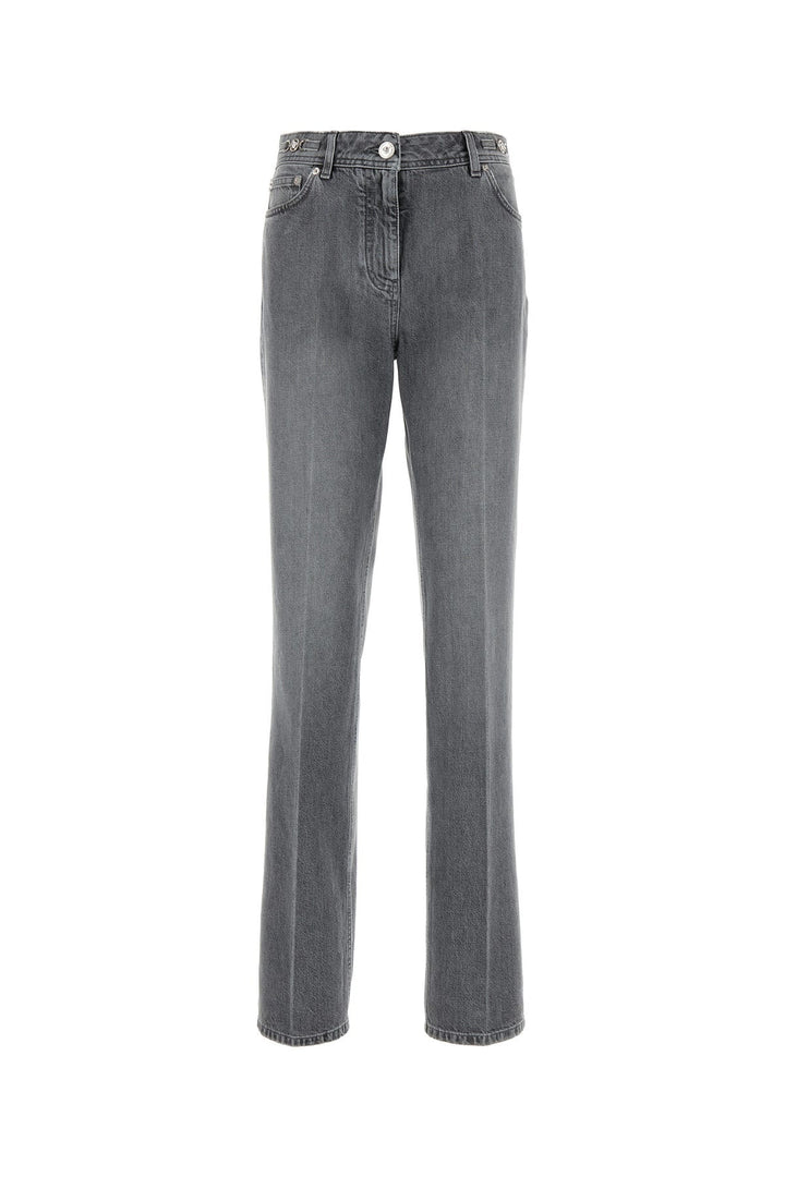 Dark grey denim jeans