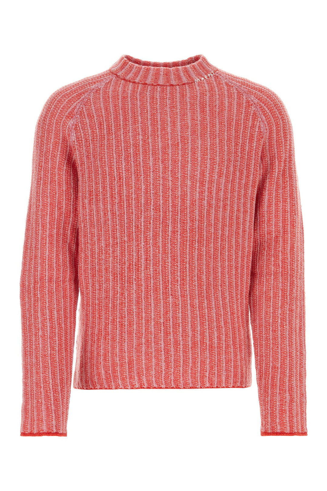 Embroidered wool blend sweater