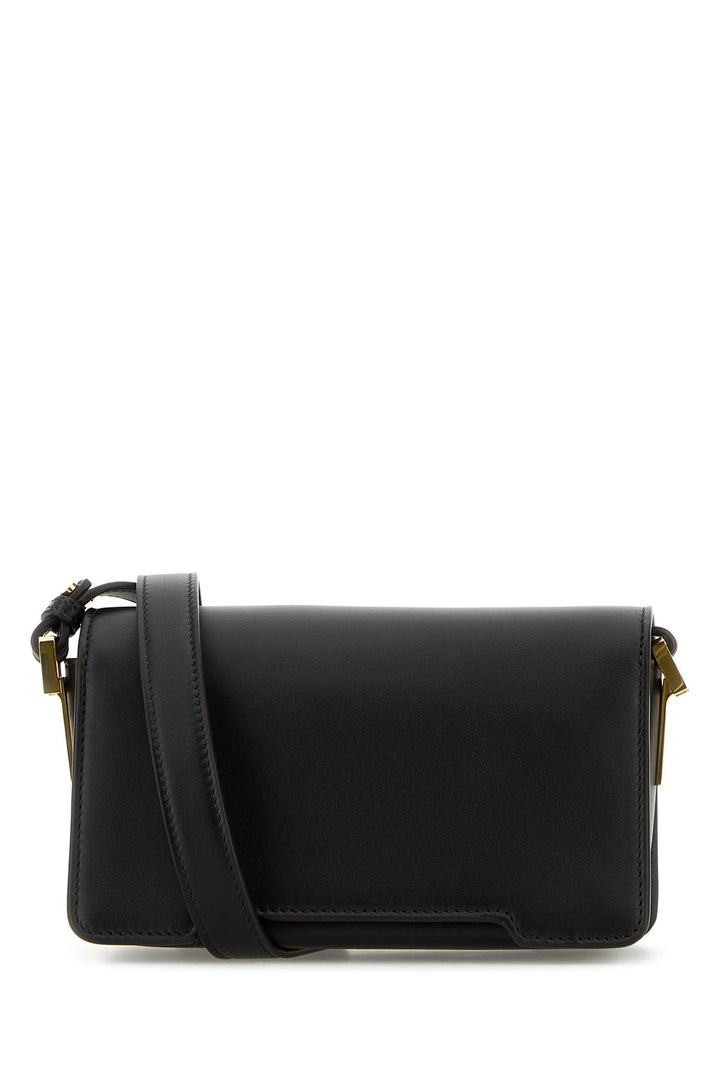 Black leather mini Trunkaroo crossbody bag