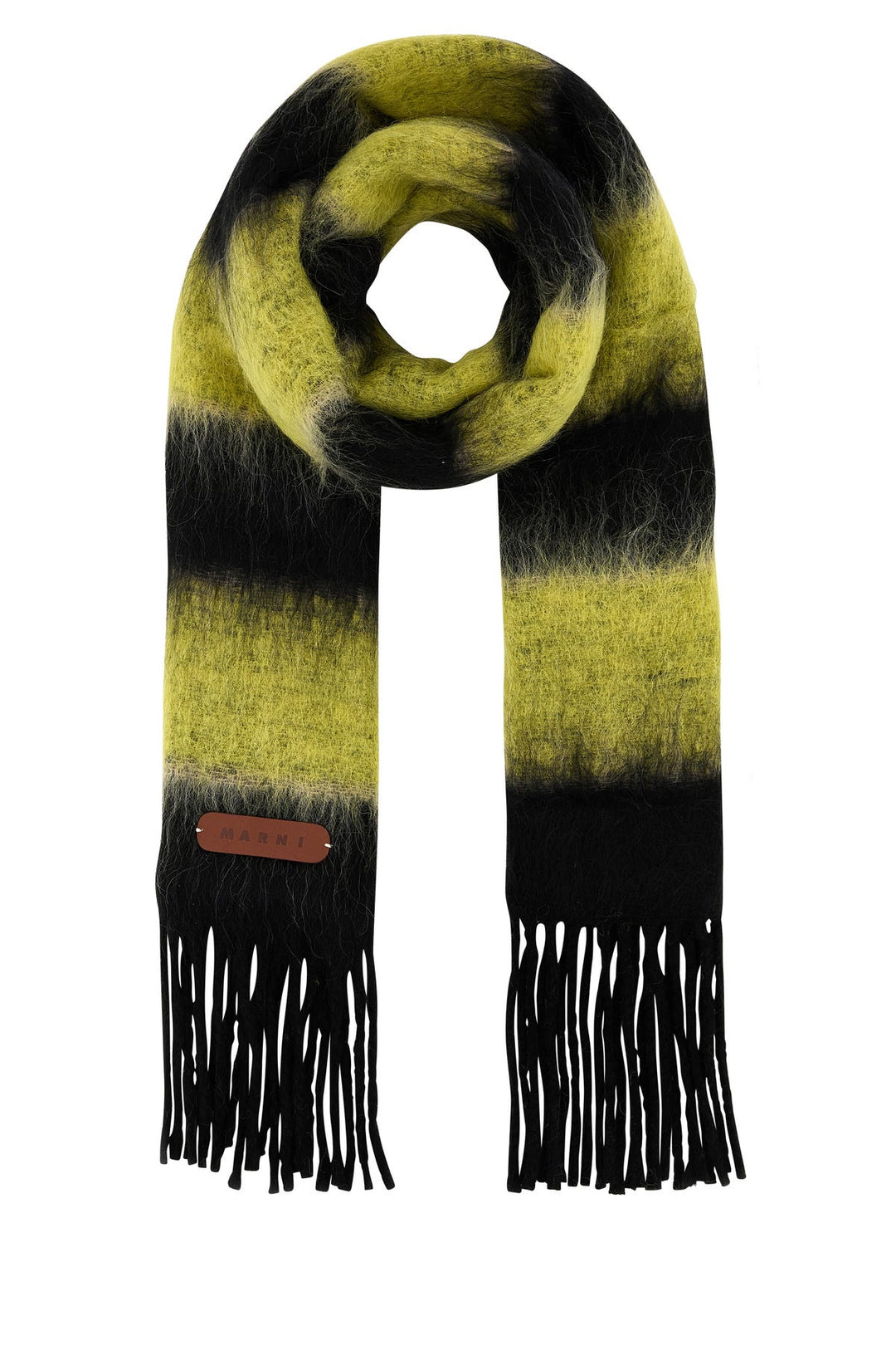 Multicolor wool blend scarf