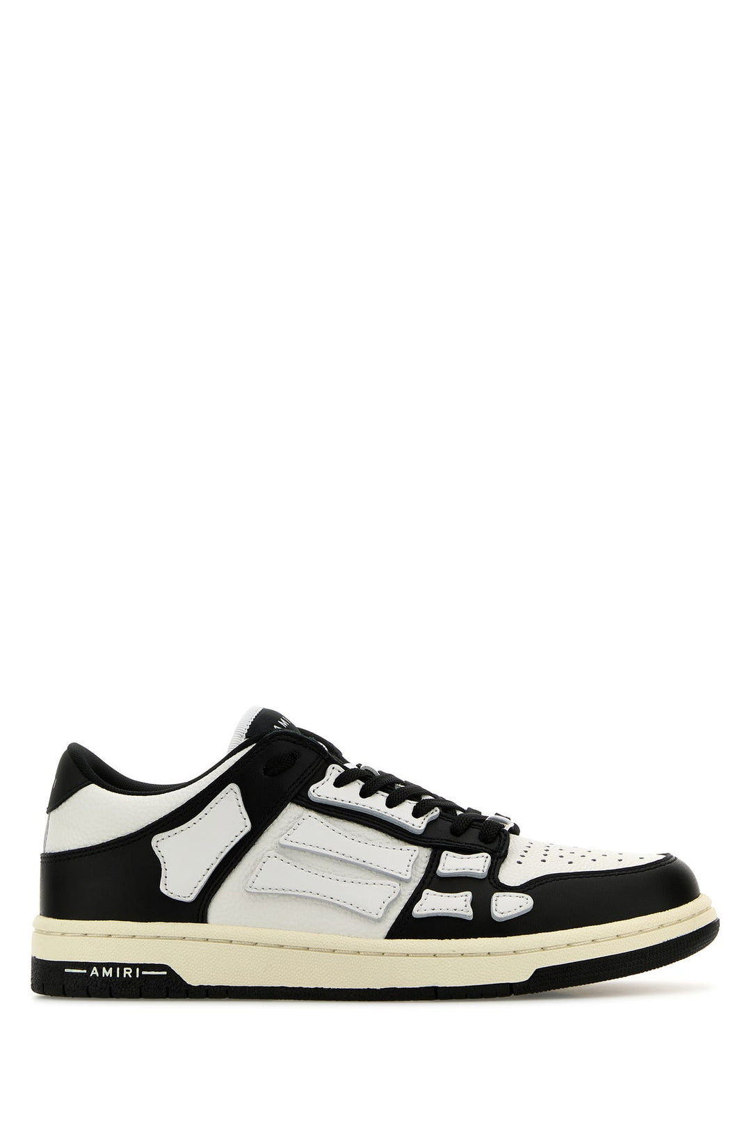 Two-tone leather Skel sneakers