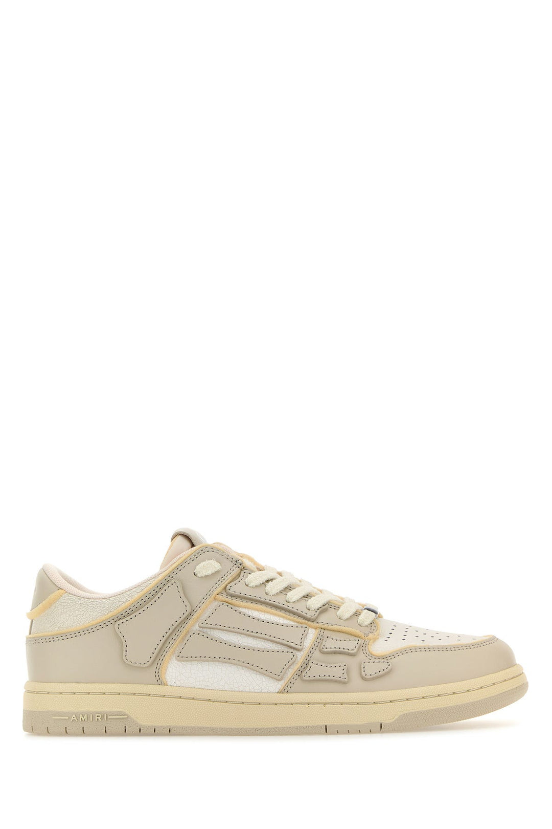 Two-tone leather Skel sneakers