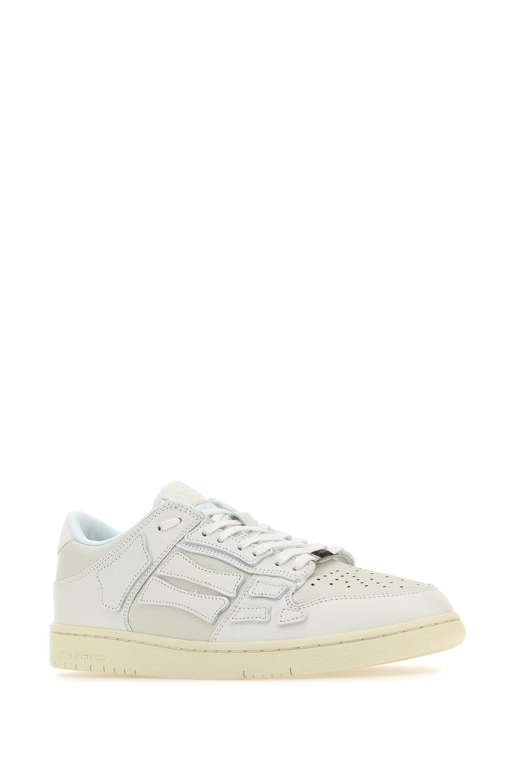 White leather Skel sneakers