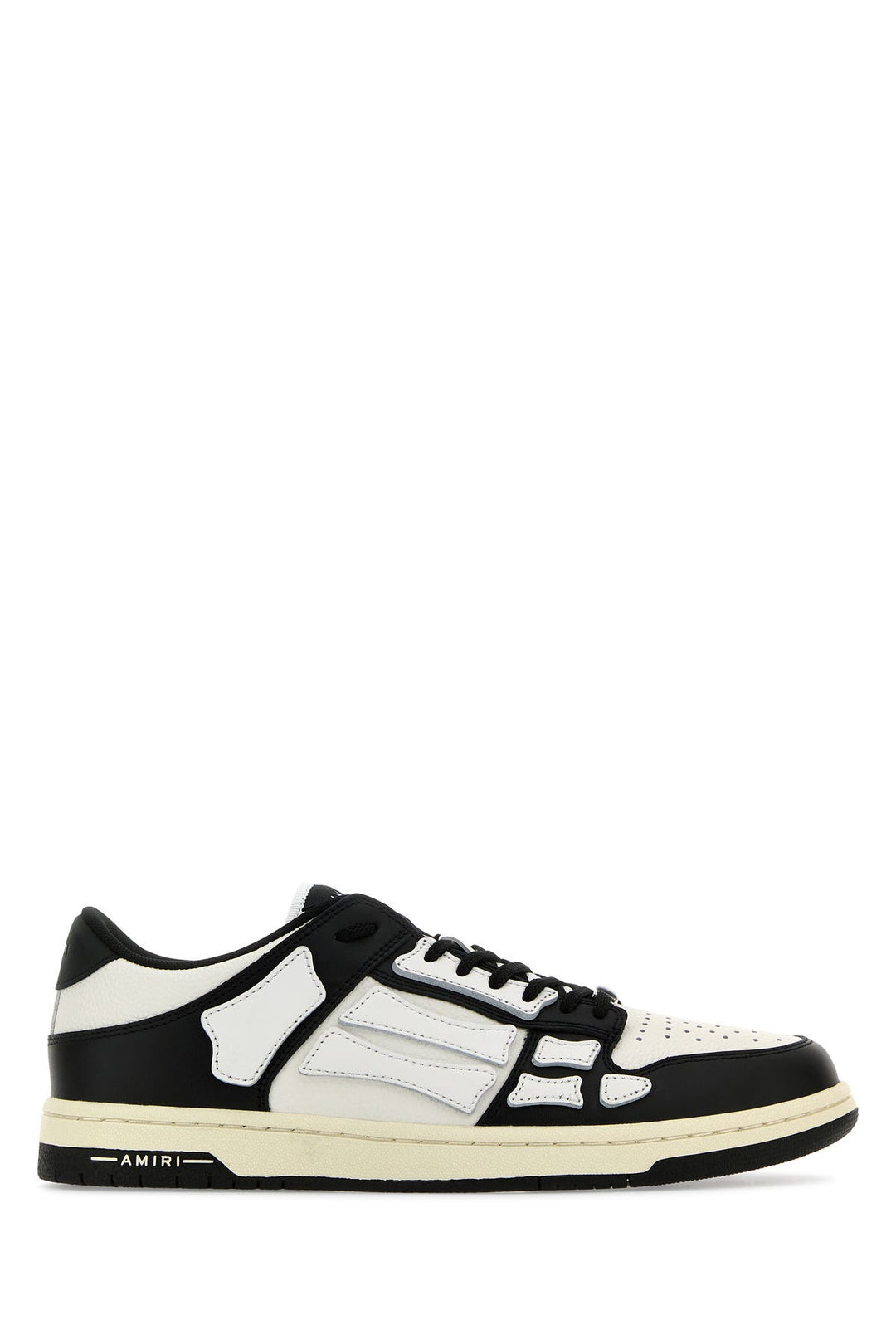 Two-tone leather Skel sneakers