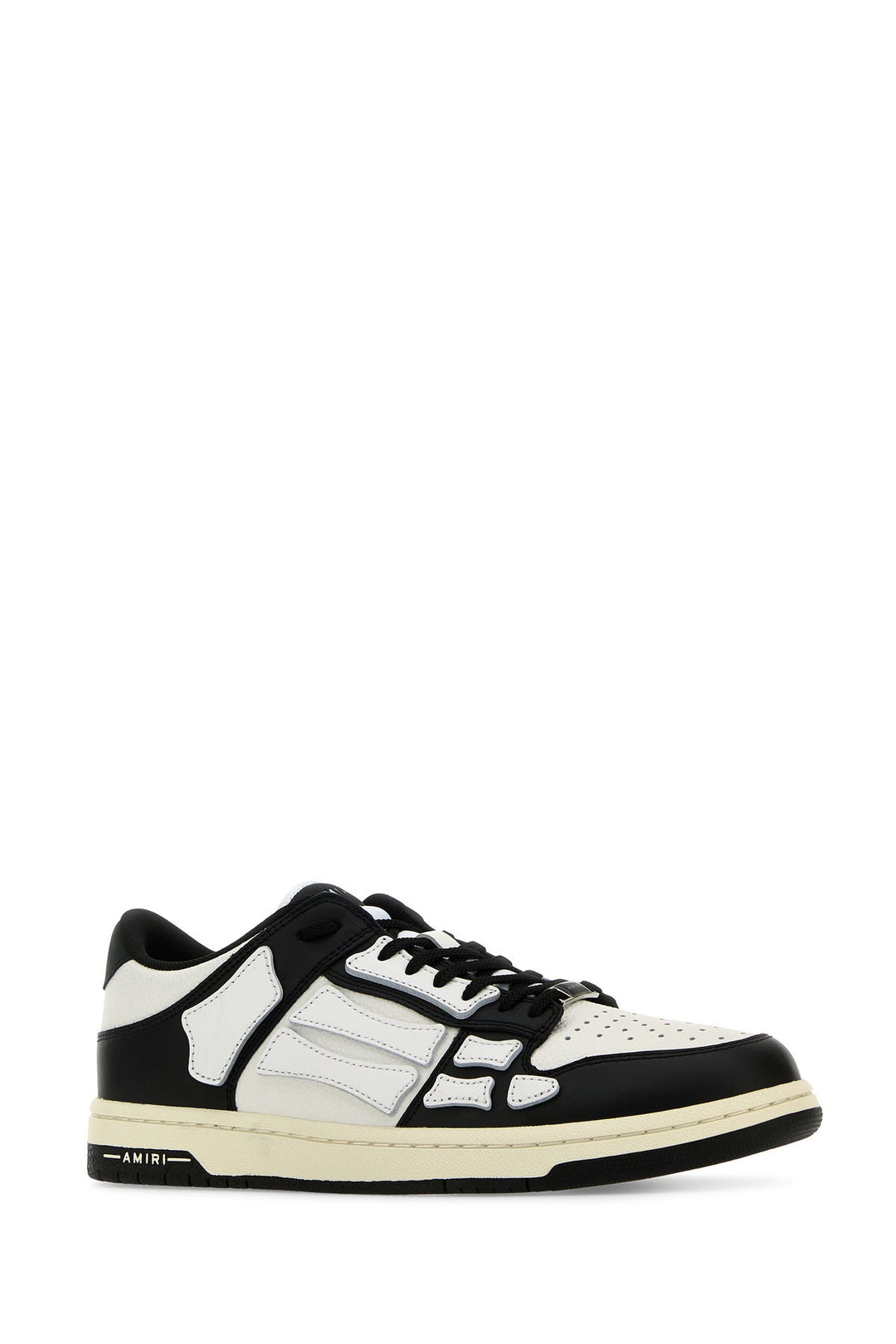 Two-tone leather Skel sneakers