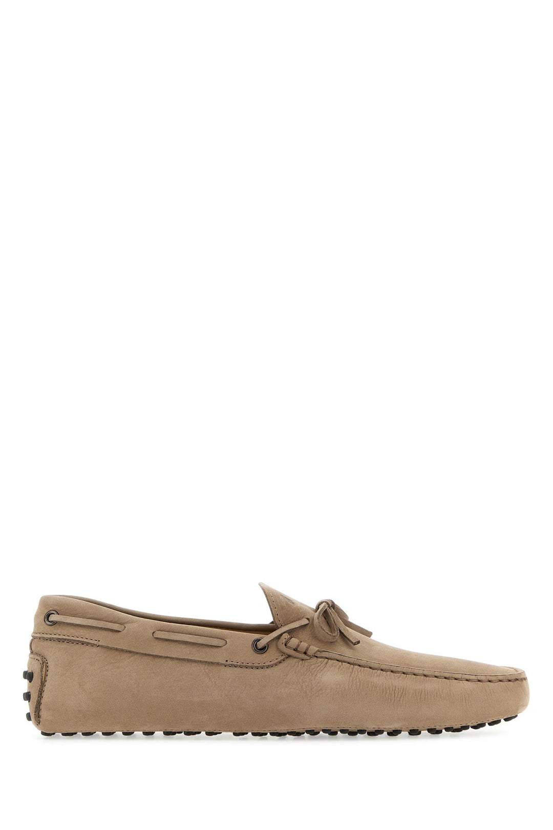 Mud suede loafers