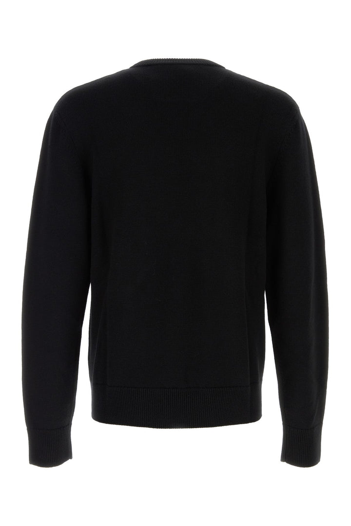 Black wool sweater