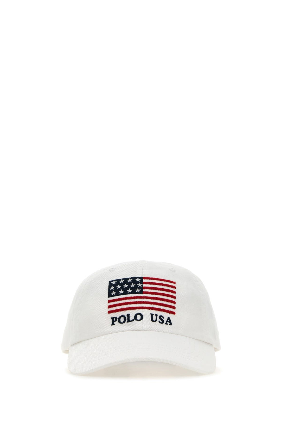 White cotton baseball cap