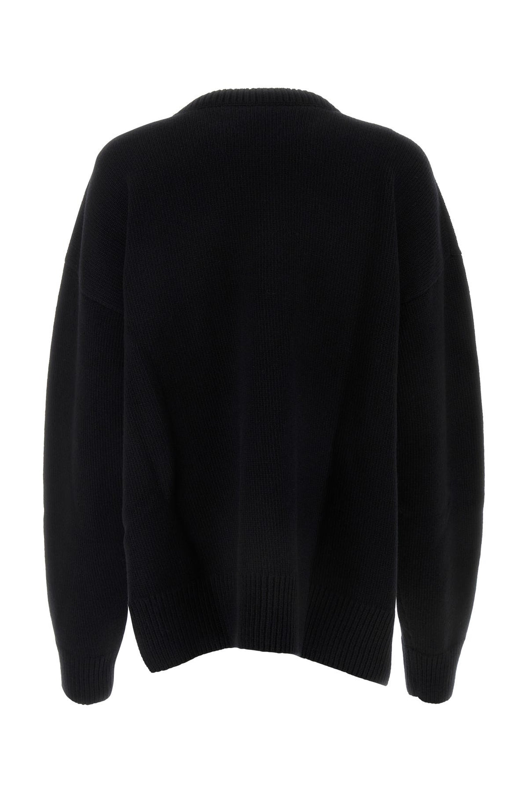 Black wool blend sweater